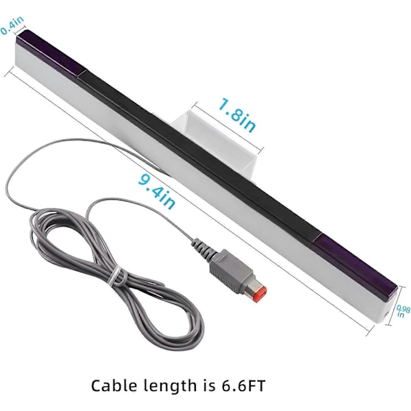 Sensoripalkki Wiille, Korvaava langallinen infrapunasensoripalkki Nintendo Wii- ja Wii U -konsolille [HK]