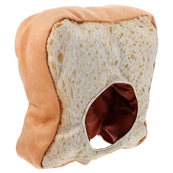 HKK Toast Brødlue Varm Brød Diy Selfie Props Plysjlue Kostyme Tilbehør