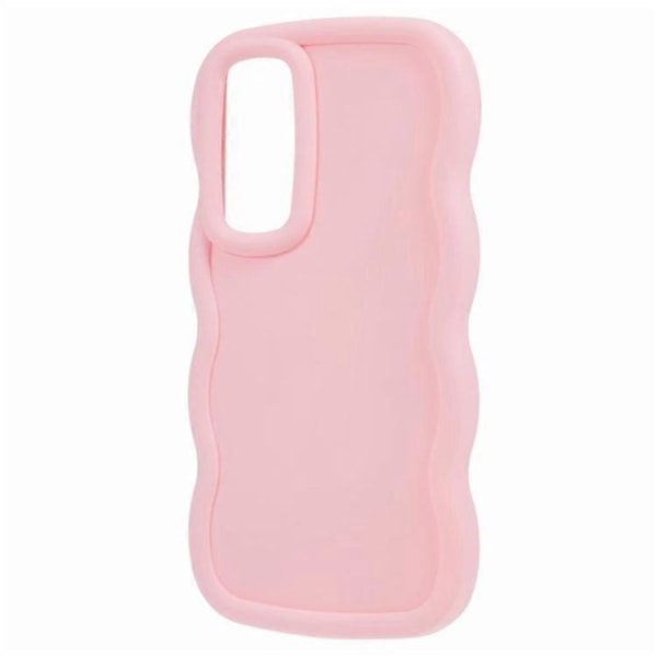 WANLONFENG XL -sarja Samsung Galaxy A05s 4G -puhelimelle Aaltoileva reunus TPU-kuori karkaistulla lasikalvolla [HK] Style C Multicolor