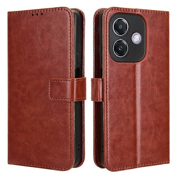 PU Læder Telefon Wallet Cover til Oppo A3 4G/A3 5G/A3x 4G/A3x 5G/A40M 4G/A40 4G/A3i 5G/A60 5G [HK] Style A Multicolor