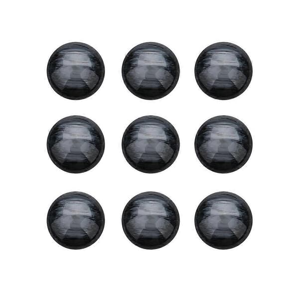 Smykkefremstillings tilbehør Resin Patch til 30 stk pose Sort Halvcirkel[HK]