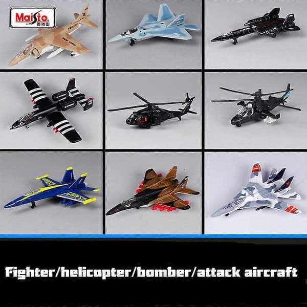 Original modellflygplan pressgjuten metall leksak present samling transport flygplan stridsflygplan helikopter spel barnleksaker[HK] B-1B LANCER