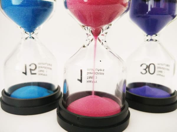 Flerfarget sandtimer-sett for barns spill og utdanning[HK] Colorful
