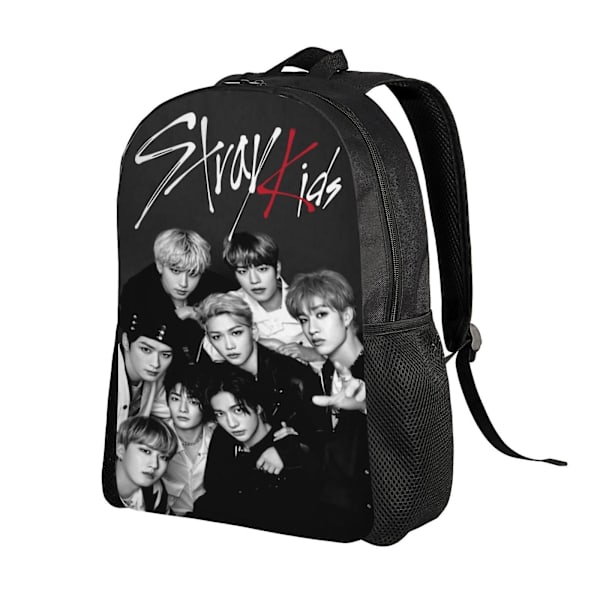 Stray Kids (4)-2 Skolesekk for tenåringsjenter Ungdomsskoleveske Laptopvesker[HK]