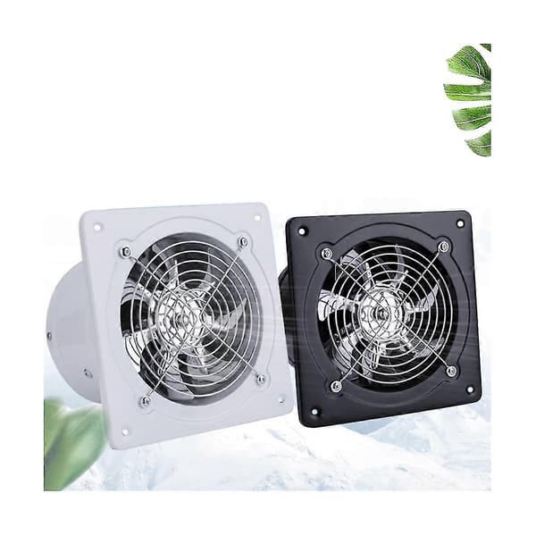 4 tommer hjælpeblæser, 110 V, støjsvag ventilatorudsugning vægventilator kanalventilator hvid[HK]