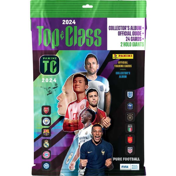 Fotbollskort + pärm (startpaket) - Panini Top Class 2024[HK] Multifärg papper