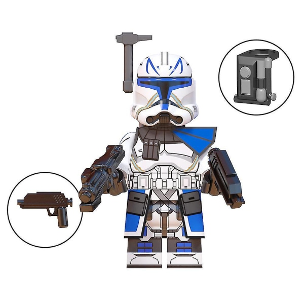 8 st/set Star Wars Minifigure Monterade Byggklossar Leksaker Echo Jesse Rex Figur Samlarobjekt Leksak Barn Fans Present  [ege][HK]