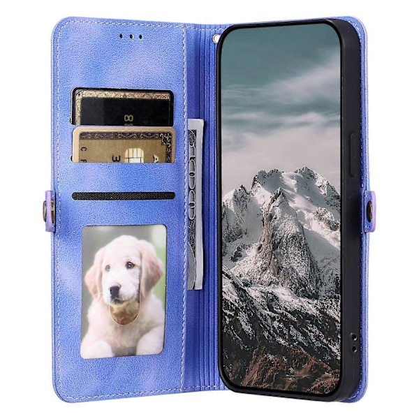 Lompakkokotelo Xiaomi Redmi Note 14 Pro 5G 14 Pro 5G Poco X7 5G nahkainen puhelinkuori Skin Feel Totem[HK] Multicolor Purple