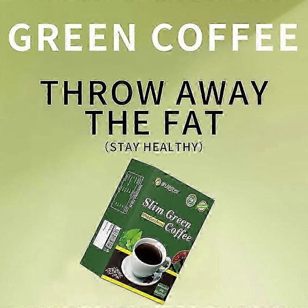 Grönt kaffe, bantningskaffe, grön kaffe fast dryck [HK]