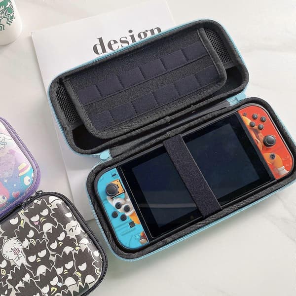 (1 pakke) Beskyttende bærbar spilboks til Nintendo Switch opbevaringstaske Switch (Corner Creature)[HK]