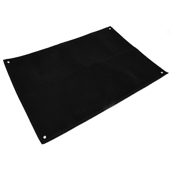 Militær Patch Samling Display Panel Vægophæng Holder Til Morale Hook And Loop Emblemer Sort[HK]