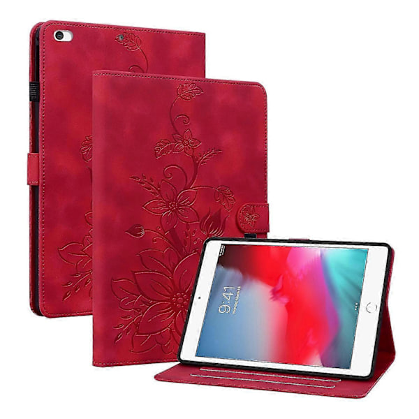 Emed Nahkakotelo iPad mini 5 / 4 / 3 / 2 / 1:lle [HK] Red