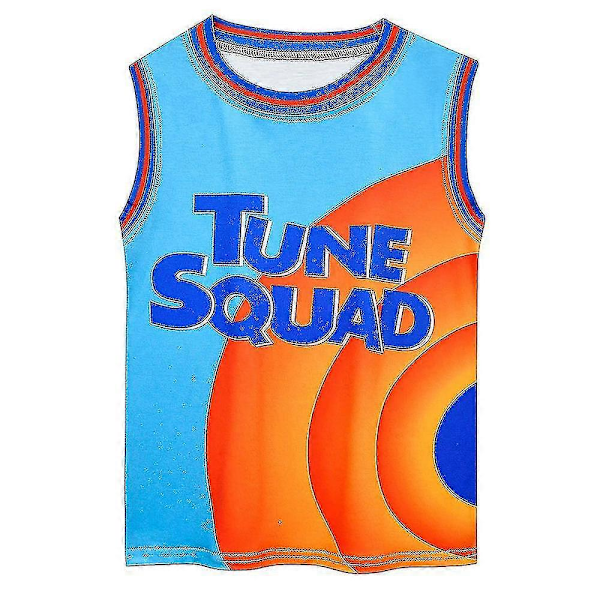 Space Jam Børne Drenge Basketball Tank Top Shorts Sæt Tune Squad Trøjer Outfit[HK] 6-7 Years