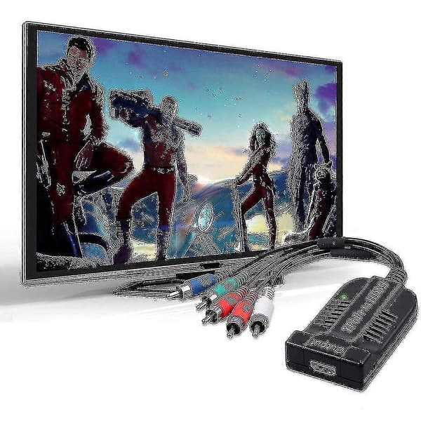 Komponent til HDMI-omformer støtter 1080p hann Ypbpr til HDMI-adapter R/L til HDMI 5rca til HDMI[NC]