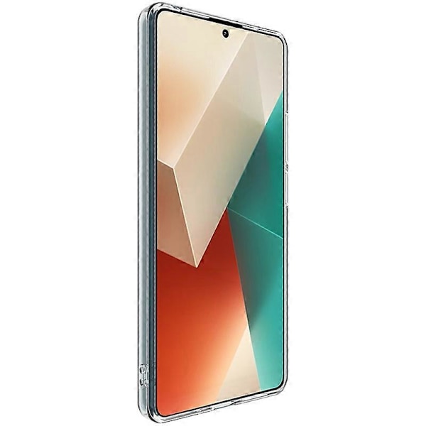 Til Xiaomi Redmi Note 13 5G Cover TPU Gennemsigtig Anti-fald Mobiltelefon Cover (Slank Stil) [HK]
