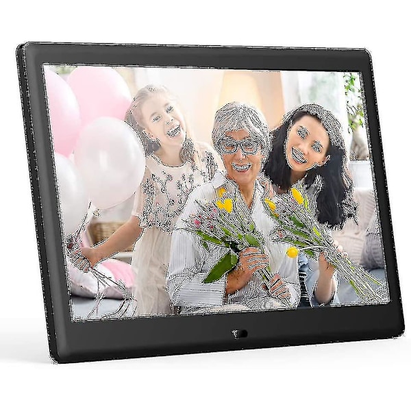 7 tums digital fotoram - Uppgraderad digital fotoram med (16:9) HD IPS[HK]