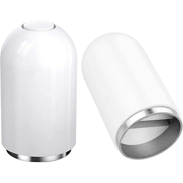 Ersättningsmagnetlock för Apple Pencil 1:a generationen iPencil Ersättningsmagnetlock för Aapple Pencil-lock (2 stycken, vit) (HK)