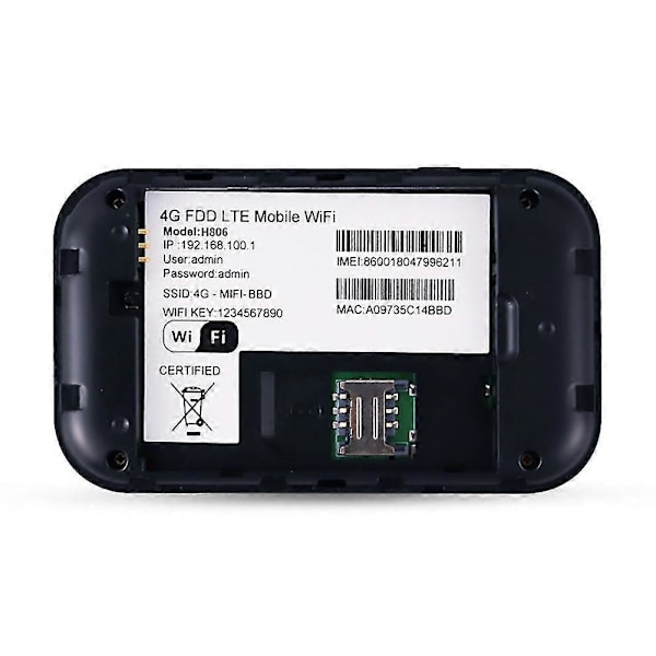 Pocket Wifi Router 4g Lte Repeater Bil Mobil Wifi Hotspot Trådløst Bredbånd Mifi Modem Router 4g[HK]
