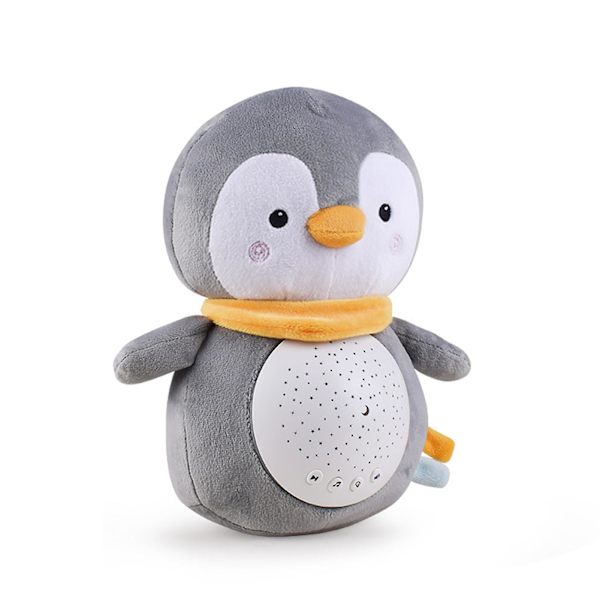 Sinknap Plys Projektor Dukke Fluffy Levende Udseende Dekoration Natlys Projektor Plys Legetøj Til Børn[HK] Penguin