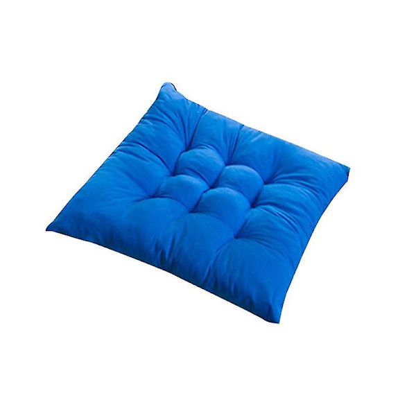 40x40cm Mjuk Sittdyna i Fast Färg, Kvadratisk, Tjock, Matplatsstol Dekoration XC[HkkK] Gray
