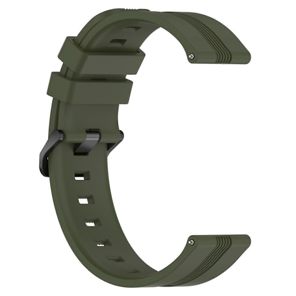 Silikoninen kellon ranneke Garmin Vivomove Sport[HK]:lle Army Green