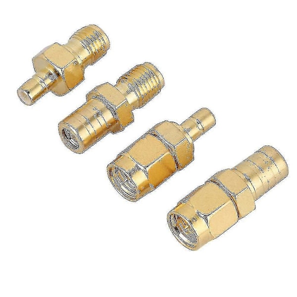 4 Typer RF Adapter Sma Adapter Til Smb Stik RF Konverter Sæt Til Dab Bilradio Antenne[HK]