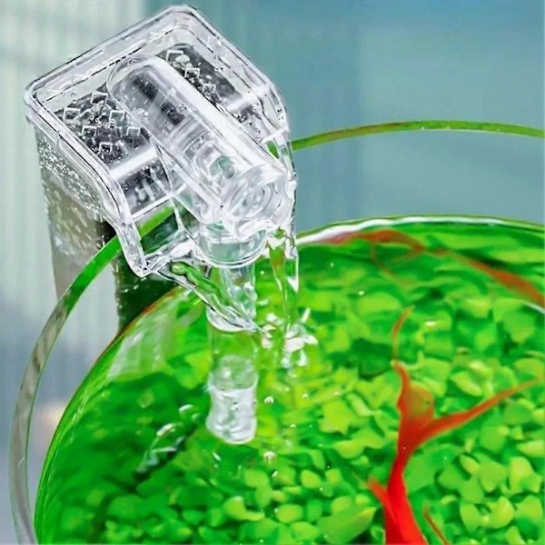 Mini Akvarium Støjsvag Filterpumpe Ilt Nedsænkelig Vandrenser Akvarium [HK]