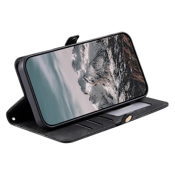 Lompakkokotelo Xiaomi Redmi Note 14 Pro 5G 14 Pro 5G Poco X7 5G nahkainen puhelinkuori Skin Feel Totem[HK] Multicolor Black