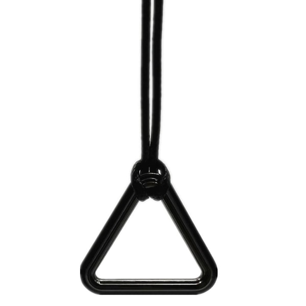 Ihålig triangel-hängande nyckelbenet kedja halskals för kvinnor män fans födelsedag