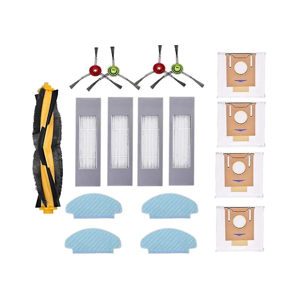 Til Deebot N10 N10 Plus Robotstøvsuger Hoved Sidebørste Hepa Filter Moppestøvpose[HK] As Shown