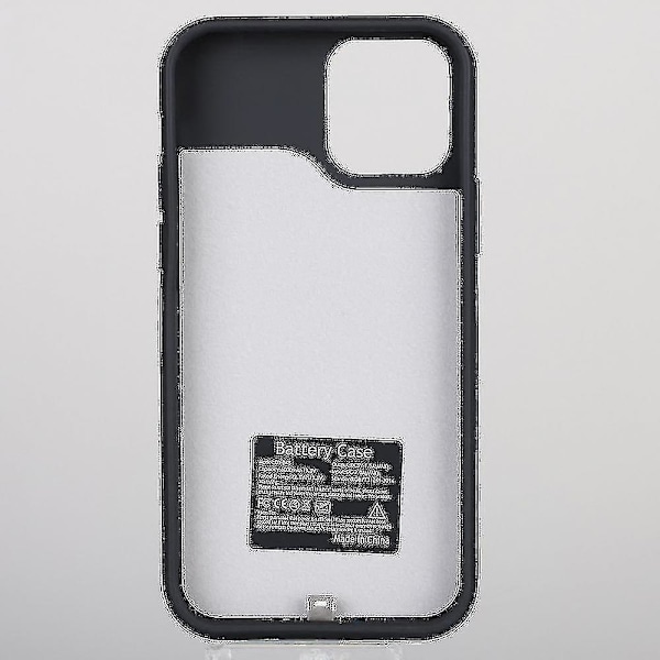 6200mAh Batteriladeetui for iPhone 11/11 Pro/11 Pro Max, Oppladbart Full Pakke Bærbar Ex[HK] For iPhone 11 Pro-5.8inch Black