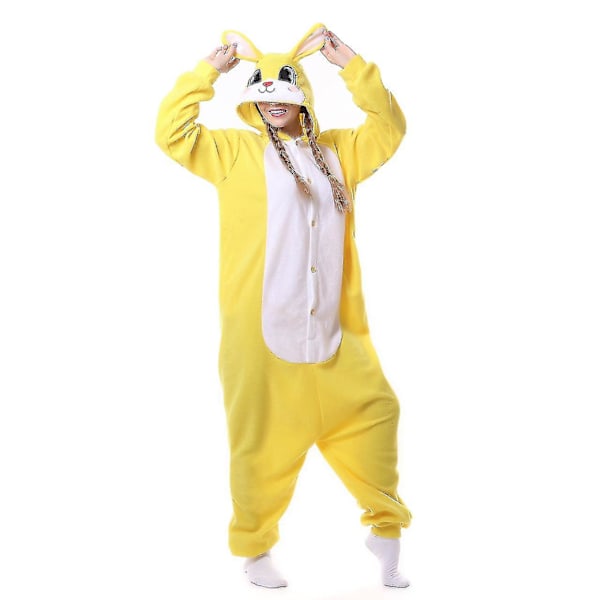 Gul Kanin Pyjamas Dyre Onesie Enhjørning Pyjamas Pegasus Kostyme Kigurumi Pyjamas Halloween Cosplay[HK] M