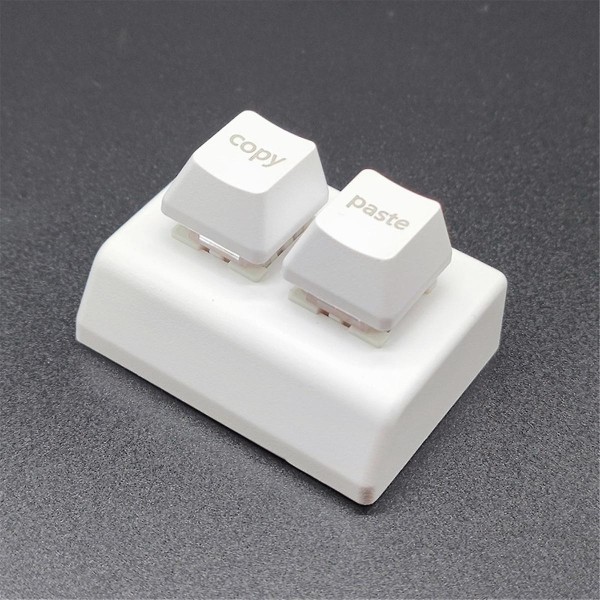 Makroprogrammeringstastatur Rgb Custom 2-taster tastatur Mini Kopier og lim inn Osu Keyboard Gaming Hotsw([HK])