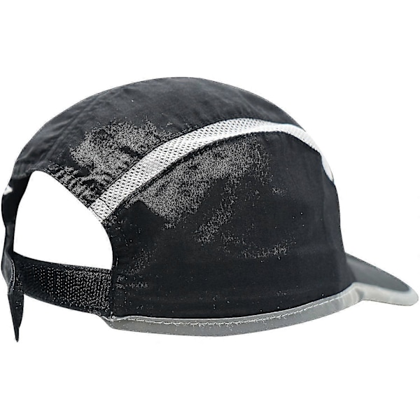 Sammenleggbar sportscaps med netting og refleksstripe, pustende solskjerm[HK] Black