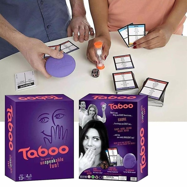 Taboo Game Classic Hourglass Timing Family Board Game[HK]