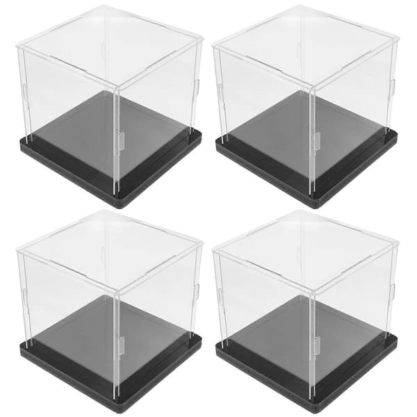 Akryl Klar Displayboxar för Actionfigursförvaring 4st Transparent Fodral[HK]