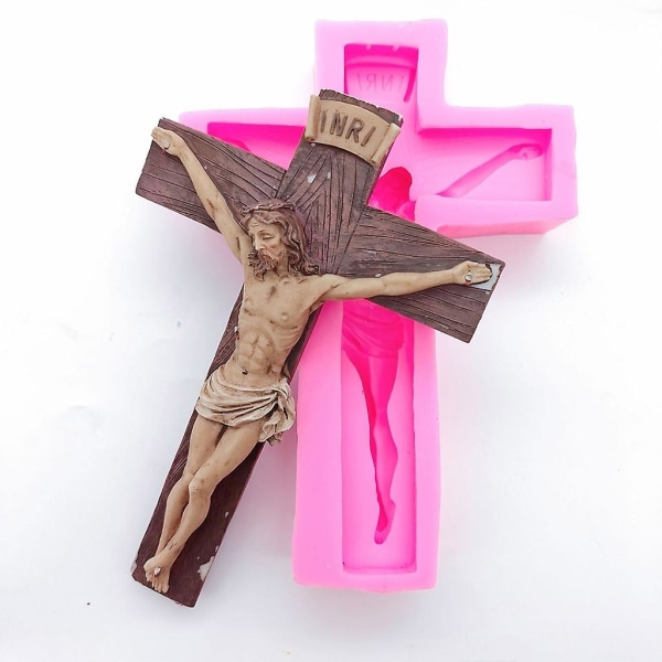 Krucifiks vedhæng Halskæde Cross-charm Væghængende Ornament For Diy Craft