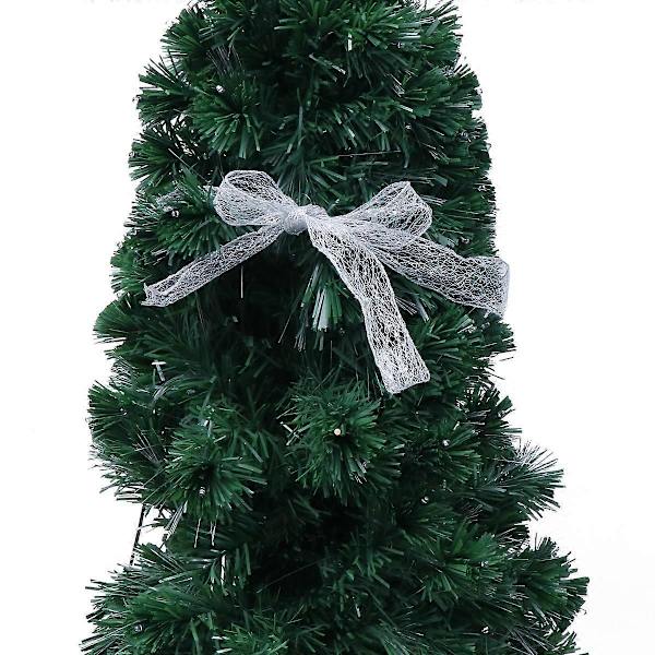 Julepynt Bånd Sølv til DIY Projekter 4 stk.[HK]