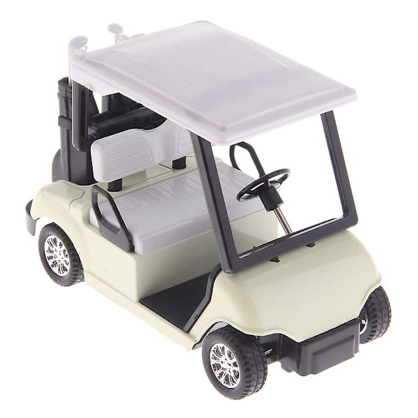 1/20 mittakaavan golfkärry valuauton takaisinvetoauto malli lasten lelu keräilyesine[HK] White