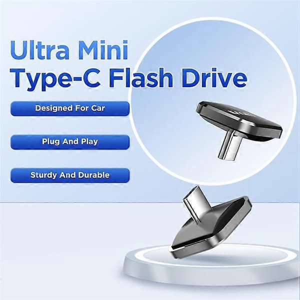 EAGET U8C 64GB Typ C Bil U Disk Ultra Mini USB 2.0 Flash Disk Höghastighetsdataöverföring Tumminne[HK]