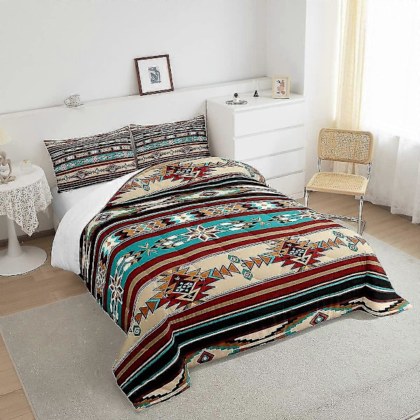 Västerländsk Inredning Täcke Aztec Täcke Set Cowboy Cowgirl Sydvästlig Bäddset för Barn Rustik TT62ids1530[HK] 40x30in 76x102cm