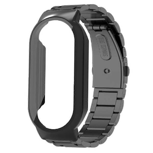 Xiaomi Smart Band 8 / Band 8 NFC -rannekkeelle PC-kotelolla + karkaistu lasinen näytönsuoja [HK] Style A Multicolor