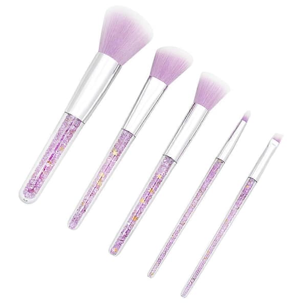 Professionelt Makeup Børstesæt til Makeup Brug 5 stk. Violet Farve[HK]