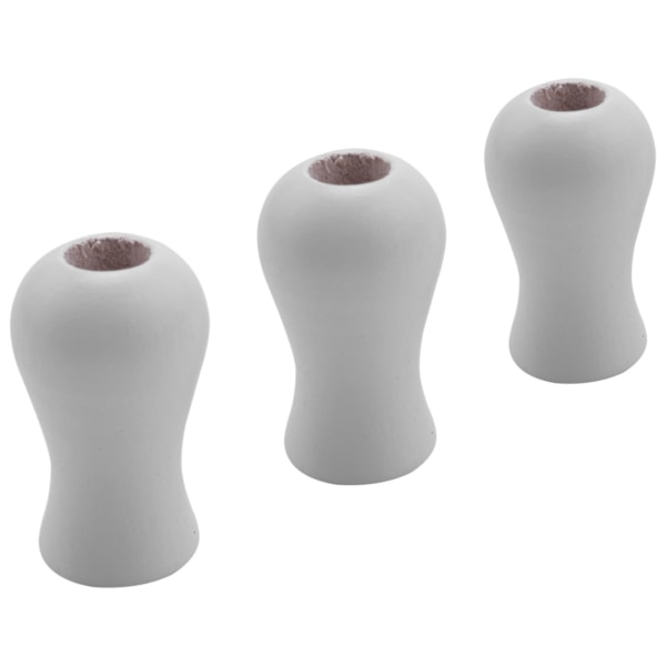 HK 12-pack fönsterpersien i trä med snöre, träkulor, små hängen, dragändar för persienner eller rullgardiner White