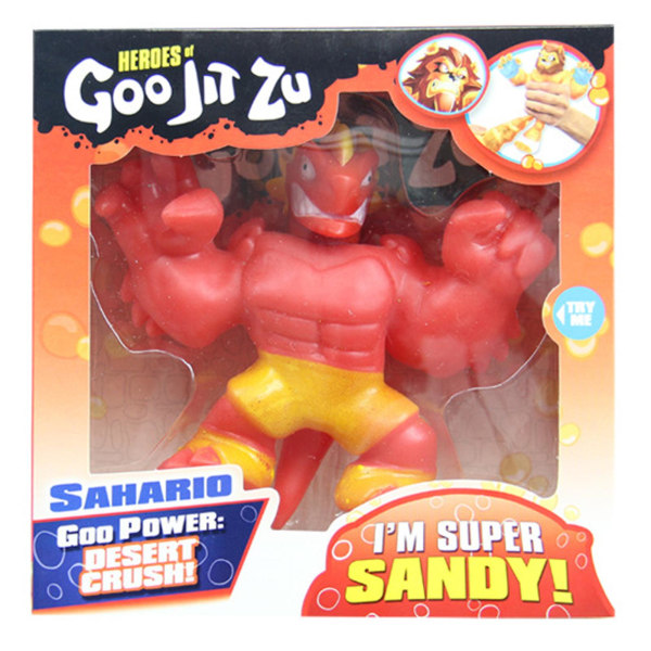 Heroes Sahario Goo Jit Zu Super Sandy Stretchy Figurlegetøj Med Goo Transformation[HK] Dragon