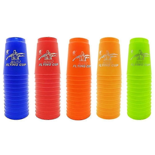 Speed Stacks | Officiellt Sport Stacking Set - 12 Koppar För Snabbhetsträning Resespel Festspel[HK] Blue A