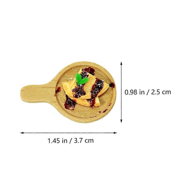 Mini Vaffel Lite Hus Tilbehør for Dekorasjon 1 stk. Resin Modell [HK]