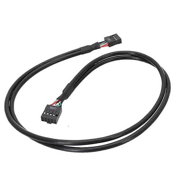 USB 9-pin till 9-pin Honkabel USB2.0 Skärmad Kabel Dubbeltrådig [HK] 70cm