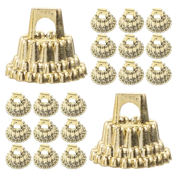 300 stk. julepynt-oppheng i plast, erstatningshetter for DIY-julepynt [HK]