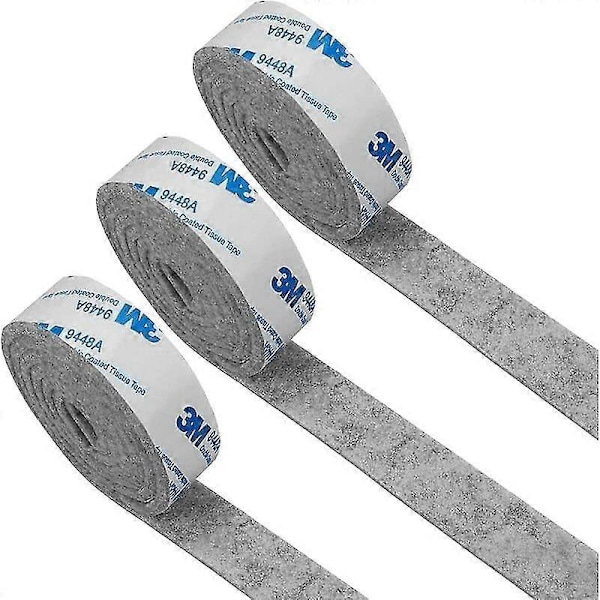Möbel Filt, 5 Rullar Självhäftande Filt (100 * 2cm) Fri att Klippa Valfri Storlek eller Form Halkfri Filtmatta för Soffa Stol Bordsben Skydd G[HK]
